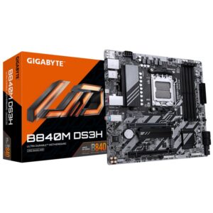 Placa de Baza GIGABYTE B840M DS3H AM5, 4x DDR5, 1x HDMI 2x DP