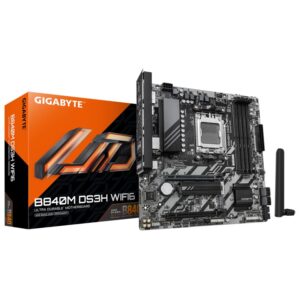 Placa de Baza GIGABYTE B840M DS3H WIFI6 AM5, 4x DDR5, 1x HDMI 2x DP - B840M DS3H WF6