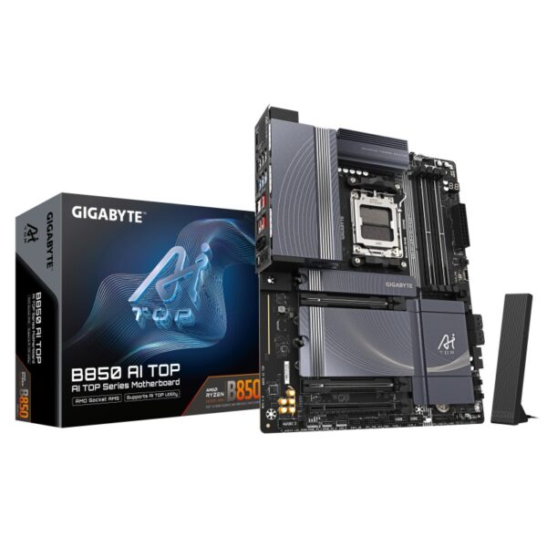 Placa de Baza GIGABYTE B850 AI TOP AM5, 4x DDR5, 1x USB TYPE-C 1x HDMI