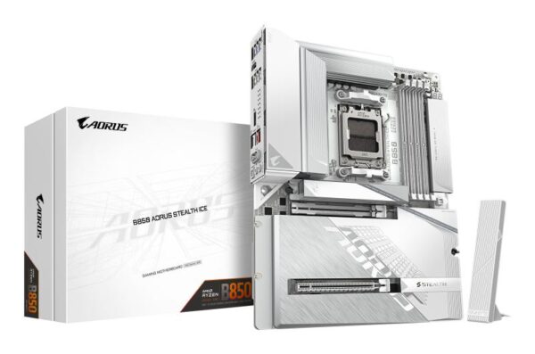 Placa de Baza GIGABYTE B850 AORUS STEALTH ICE AM5, 4x DDR5 - B850 A STEALTH ICE