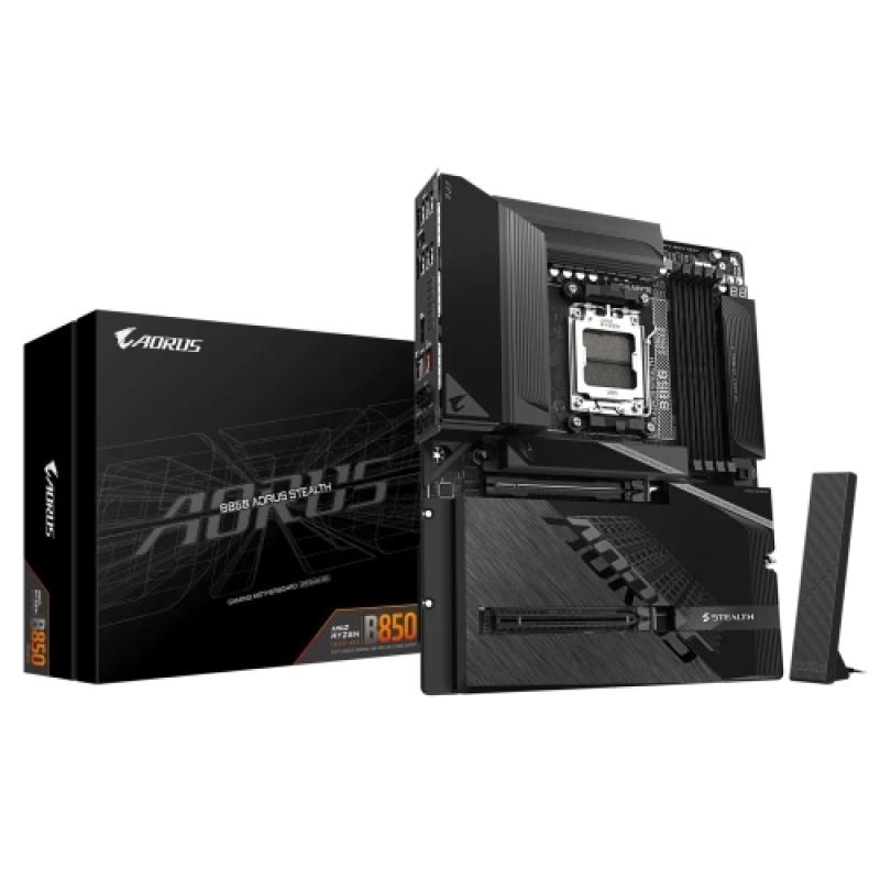PLaca de baza Gigabyte B850E AORUS STEALTH AM5 - B850 A STEALTH-01 PLaca de baza Gigabyte B850E AORUS STEALTH AM5 - B850 A STEALTH - imagine 1