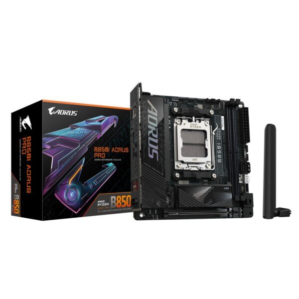 Placa de Baza GIGABYTE B850I AORUS PRO AM5, 2x DDR5, 1x HDMI