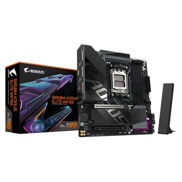 Placa de Baza GIGABYTE B850M AORUS ELITE WIFI6E AM5, 4x DDR5 - B850M A ELT WF6E