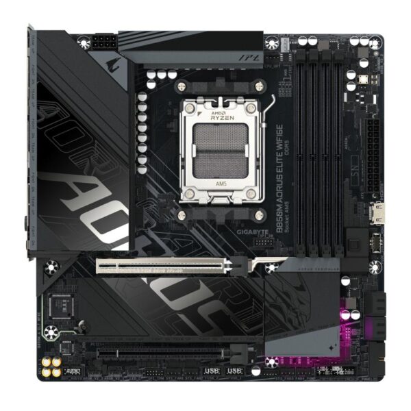 Placa de Baza GIGABYTE B850M AORUS ELITE WIFI6E AM5, 4x DDR5 - B850M A ELT WF6E