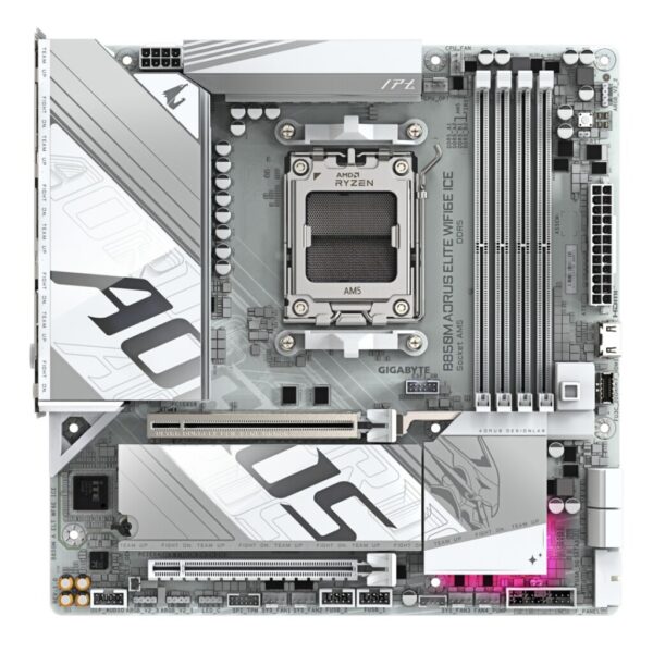 Placa de Baza GIGABYTE B850M AORUS ELITE WIFI6E ICE AM5 - B850M A ELT WF6E ICE