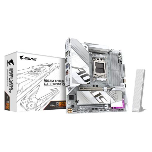 Placa de Baza GIGABYTE B850M AORUS ELITE WIFI6E ICE AM5 - B850M A ELT WF6E ICE