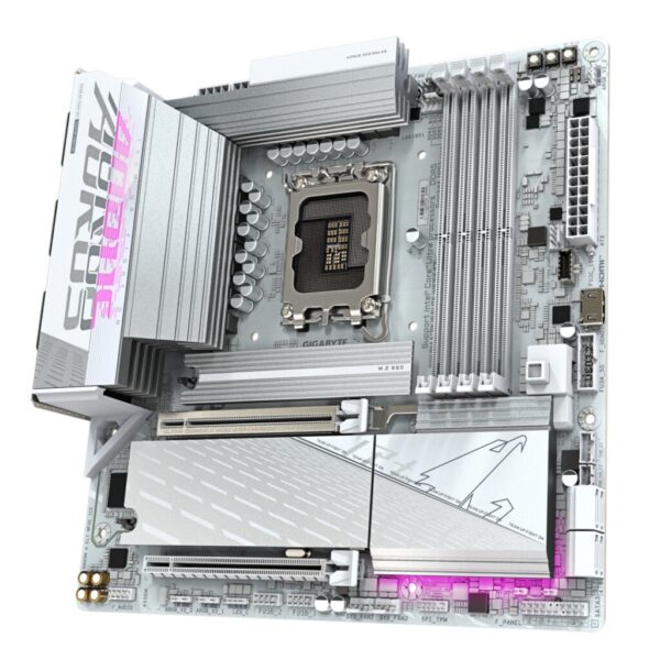 Placa de Baza GIGABYTE B860M AORUS ELITE WIFI6E ICE LGA1851 - B860M A ELT WF6E ICE