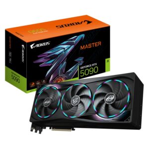 Placa Video GIGABYTE NVIDIA AORUS GEFORCE RTX 5090 MASTER - GV-N5090AORUS M-32GD