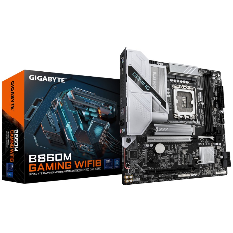 Placa de baza Gigabyte B860M GAMING WIFI6E Placa de baza Gigabyte B860M GAMING WIFI6E