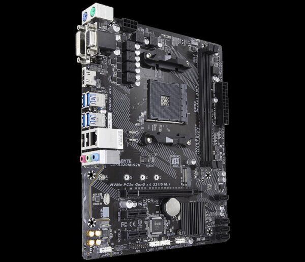 Placa de baza Gigabyte, GA-A320M-S2H, Socket AM4