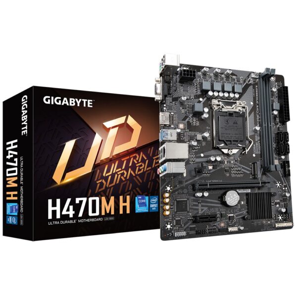 Placa de baza Gigabyte H470M H LGA1200, 2x DDR4, 1x HDMI