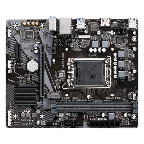 Placa de baza Gigabyte H610M S2H D4 LGA 1700, 2x DDR4, 1x HDMI - H610M K DDR4