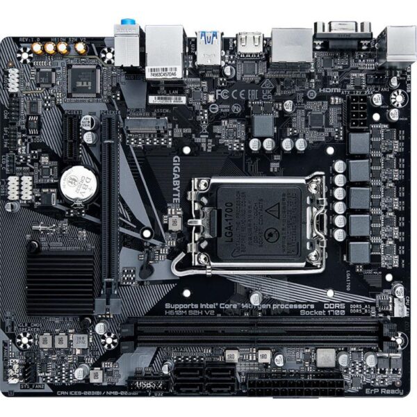 Placa de baza GIGABYTE H610M S2H V2 LGA170