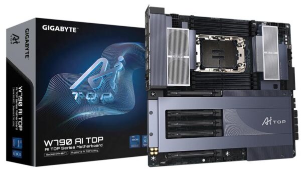 Placa de Baza GIGABYTE W790 AI TOP LGA4677, 8x DDR5, 5x PCIE 5.0 x16