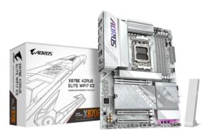 Placa de Baza GIGABYTE X870E AORUS ELITE WIFI7 ICE AM5, 4x DDR5 - X870E A ELITE WF7 ICE