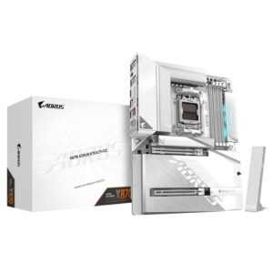 Placa de Baza GIGABYTE X870E AORUS STEALTH ICE AM5, 4x DDR5, 2x USB4 - X870 A STEALTH ICE