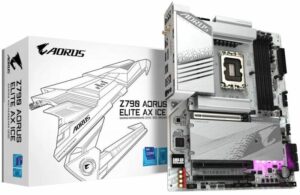 Placa de baza GIGABYTE Z790 AORUS ELITE AX ICE LGA1700 4x DDR5 - Z790 A ELITE AX ICE