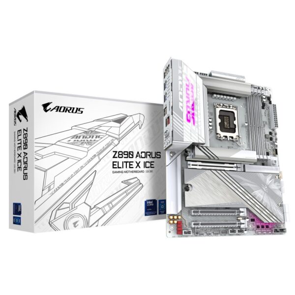 Placa de Baza GIGABYTE Z890 AORUS ELITE X ICE LGA1851 - Z890 A ELITE X ICE