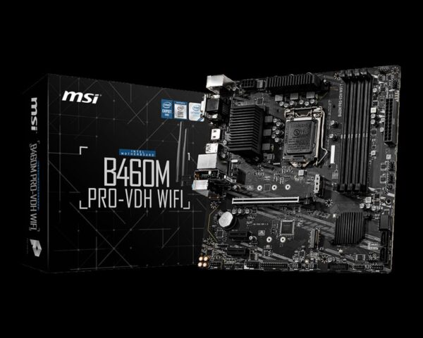 Placa de baza MSI B460M PRO-VDH WIFI, Socket 1200