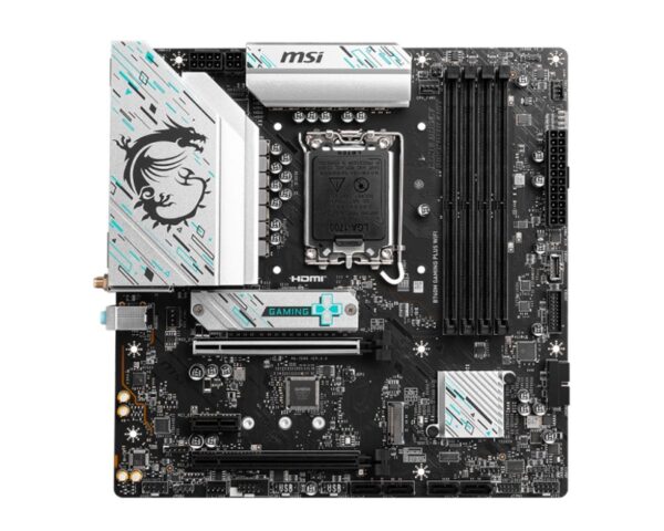 Placa de Baza MSI B760M GAMING PLUS WIFI LGA1700, 4x DDR5