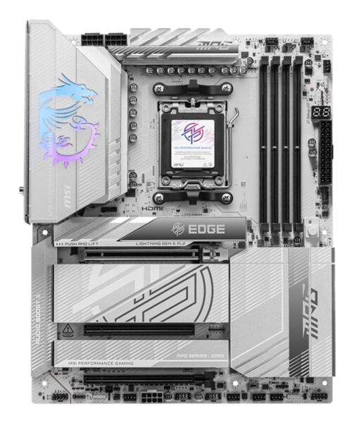 Placa de Baza MSI MPG X870E EDGE TI WIFI AM5, 4x DDR5