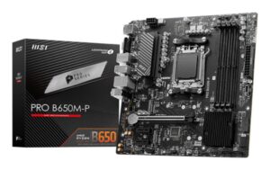 Placa de Baza MSI PRO B650M-P AM5, 4x DDR5, 1x HDMI 1x DP 1x VGA