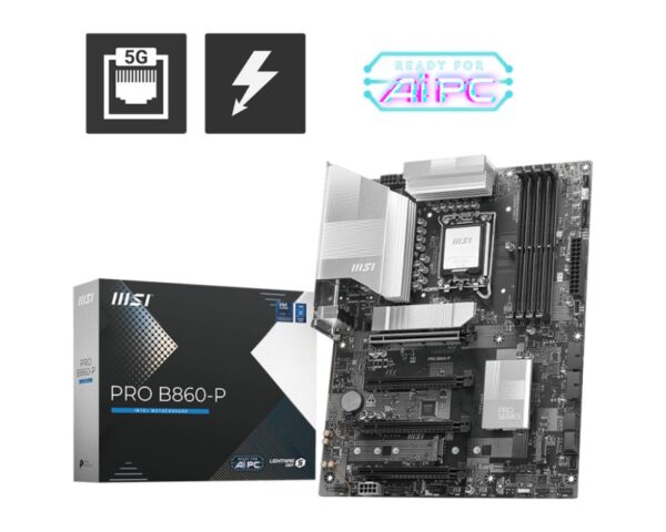 Placa de Baza MSI PRO B860-P LGA1851, 4x DDR5, 1x