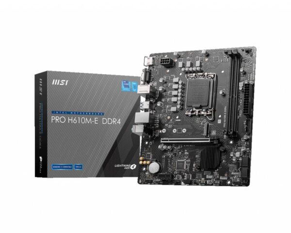 Placa de baza MSI PRO H610M-E LGA1700 DDR4 - PRO H610M-E DDR4