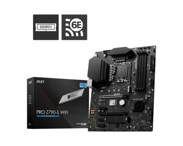 Placa de baza MSI PRO Z790-S WIFI LGA1700, 4xDDR5, 1xHDMI 1xDP