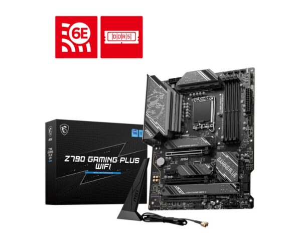 Placa de baza MSI Z790 GAMING PLUS WIFI LGA 1700, 4x DDR5