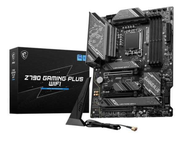 Placa de baza MSI Z790 GAMING PLUS WIFI LGA 1700, 4x DDR5