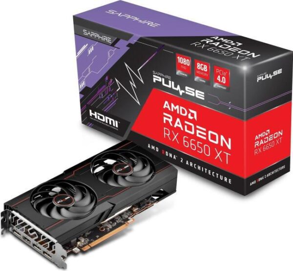 Placa Video AMD RADEON SAPPHIRE PULSE RX 6650 GAMING - 11319-07-20G