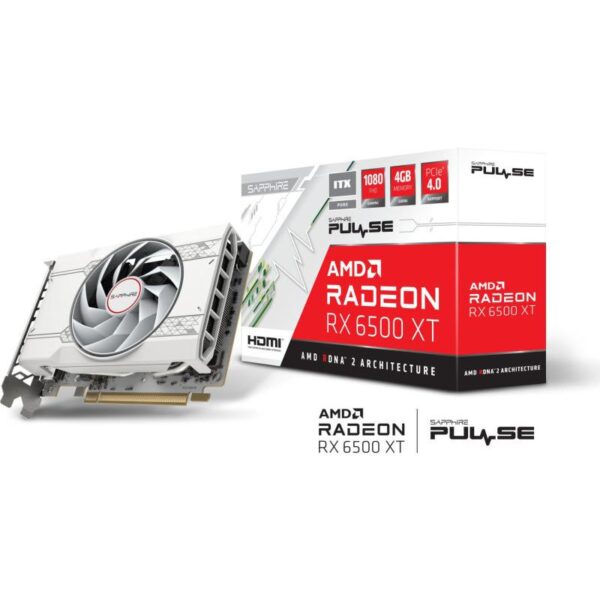 Placa Video AMD SAPPHIRE RADEON RX 6500 XT OC PULSE 4 GB GDDR6 - 11314-07-20G