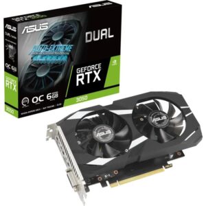 Placa Video ASUS DUAL GEFORCE RTX 3050 OC 6GB GDDR6 96 bit - DUAL-RTX3050-O6G