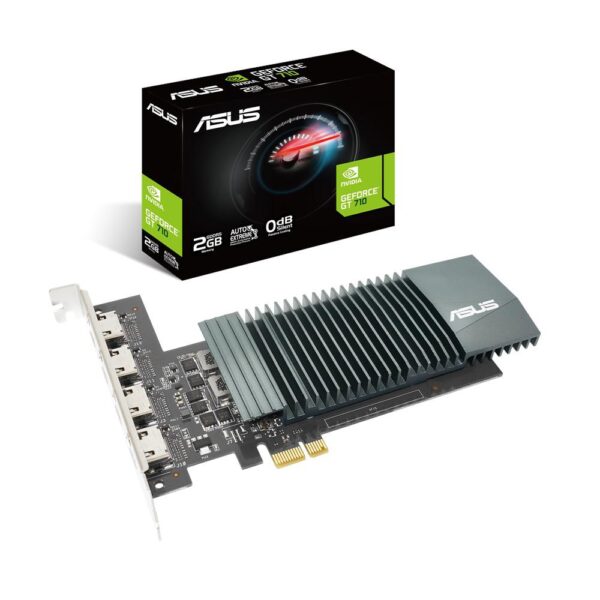 Placa video ASUS GeForce® GT 710, 2GB GDDR5, 64-bit - GT710-4H-SL-2GD5