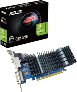 Placa Video ASUS GeForce GT 710 2GB GDDR5 EVO 64 bit - GT710-SL-2GD5-BRK-EVO