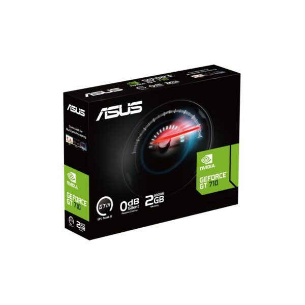 Placa Video ASUS GeForce GT 710 2GB GDDR5 EVO 64 bit - GT710-SL-2GD5-BRK-EVO