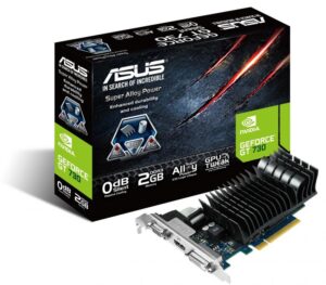 Placa video ASUS GeForce® GT 730, 2GB DDR3, 64-bit - GT730-SL-2GD3-BRK