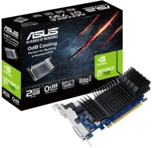 Placa Video ASUS GeForce® GT 730 2GB DDR3 EVO, PCI Express 2.0 - GT730-SL-2GD3-BRK-EVO
