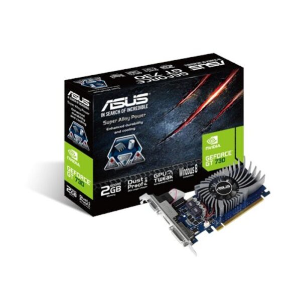 Placa video ASUS GeForce® GT 730, 2GB GDDR5, 64-bit - GT730-2GD5-BRK