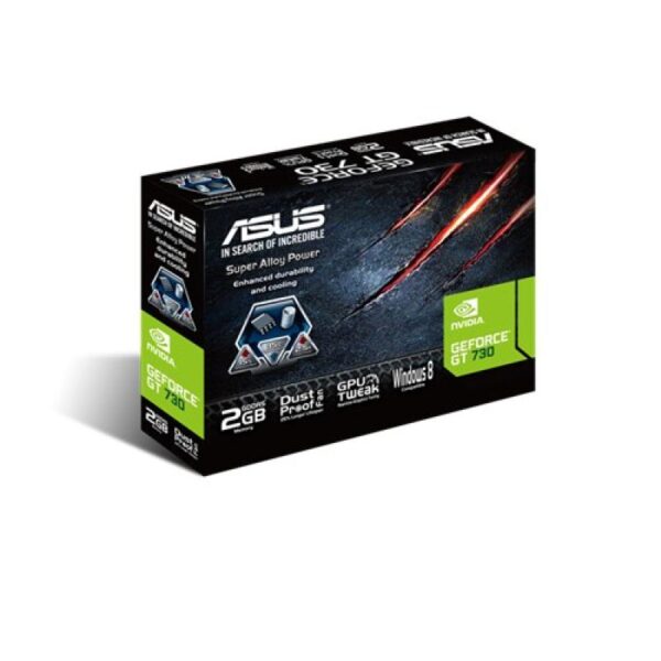 Placa video ASUS GeForce® GT 730, 2GB GDDR5, 64-bit - GT730-2GD5-BRK