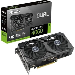 Placa video ASUS GeForce RTX 4060 DUAL EVO OC - DUAL-RTX4060-O8G-EVO