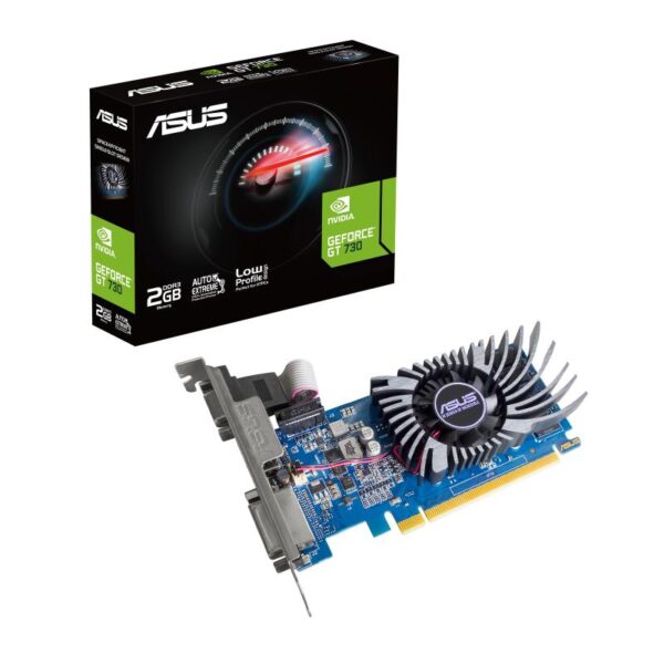 Placa video Asus nVidia GEFORCE GT 730 2GB DDR3 EVO - GT730-2GD3-BRK-EVO