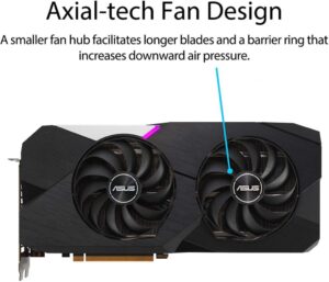 Placa video Asus Radeon Dual RX 6700 XT OC 12GB - DUAL-RX6700XT-O12G