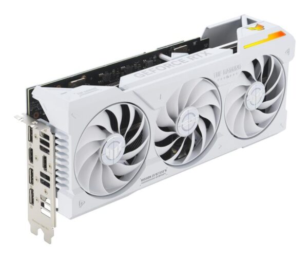 Placa Video ASUS TUF RTX 4070 TI SUPER BTF - TUF-RTX4070TIS-16G-BTF-WHITE