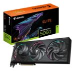 Placa Video GIGABYTE AORUS GEFORCE RTX 5060 ELITE 8GB GDDR7 128 bit - GV-N5060AORUS E-8GD