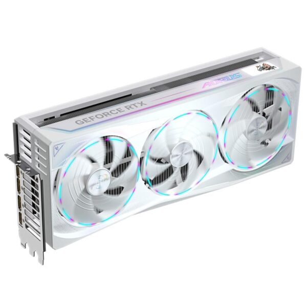 Placa Video GIGABYTE AORUS GEFORCE RTX 5090 STEALTH ICE - GV-N5090AORUSST ICE-32GD