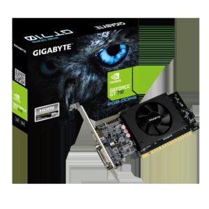 Placa video Gigabyte Geforce GT 710, 2GB, GDDR5, 64-Bit - N710D5-2GL