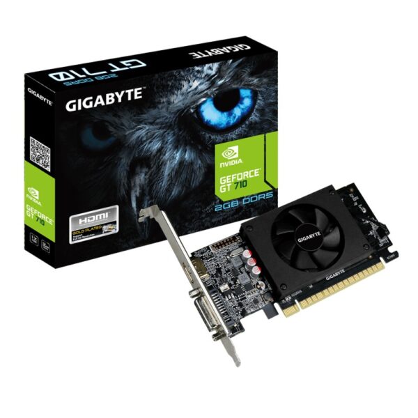 Placa video Gigabyte Geforce GT 710, 2GB, GDDR5, 64-Bit - N710D5-2GL