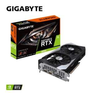 Placa video Gigabyte GeForce RTX 3050 WINDFORCE OC 8GB - GV-N3050WF2OC-8GD